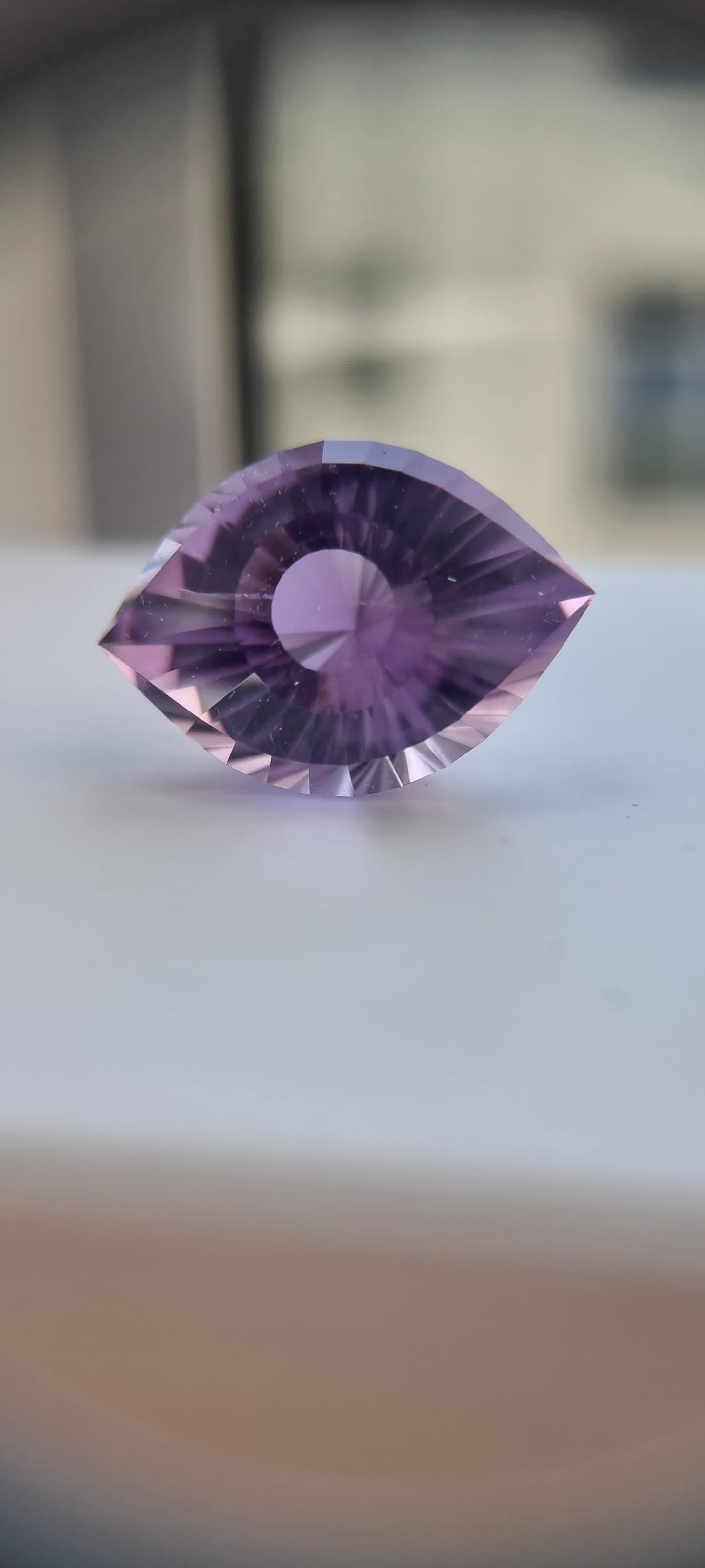 46ct Natural Purple Amethyst Cleopatra Eye