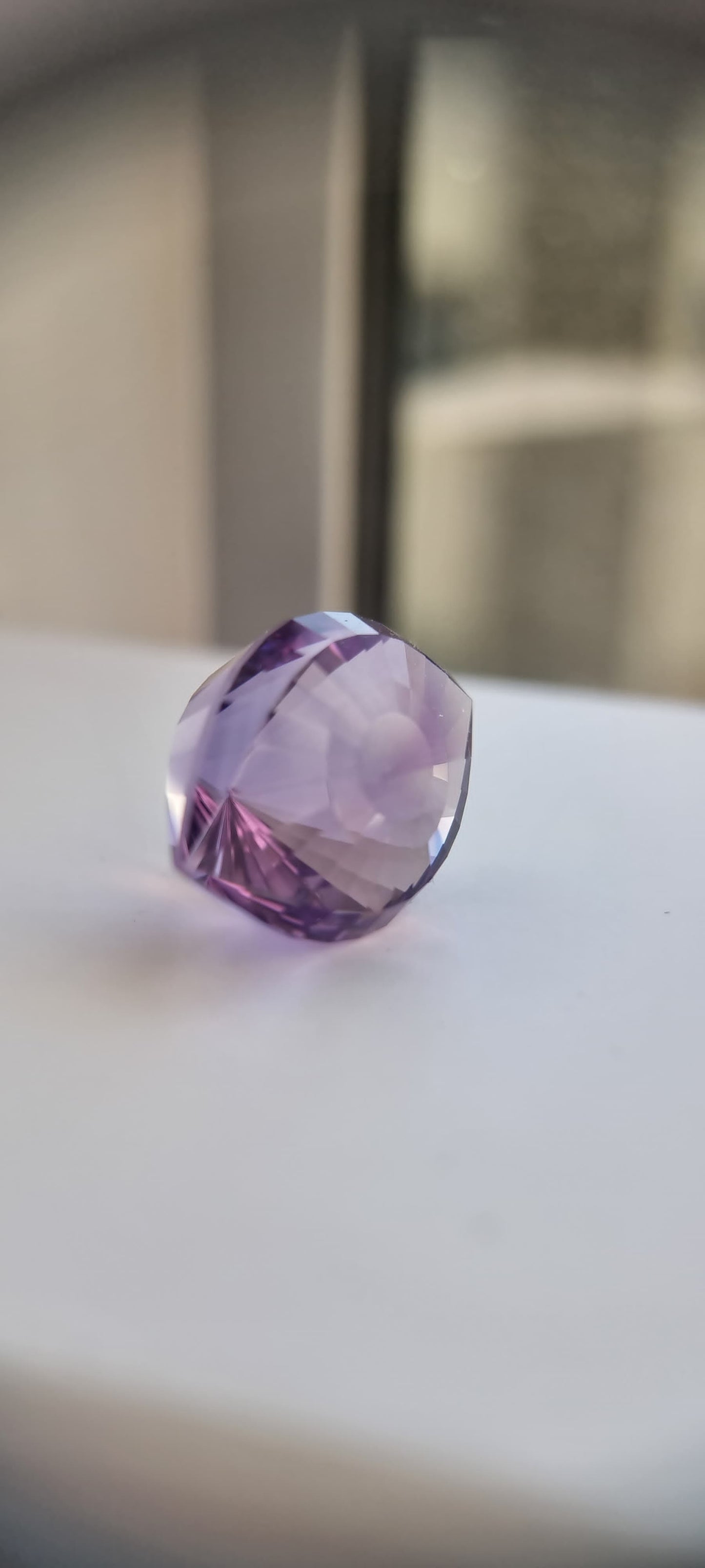 46ct Natural Purple Amethyst Cleopatra Eye