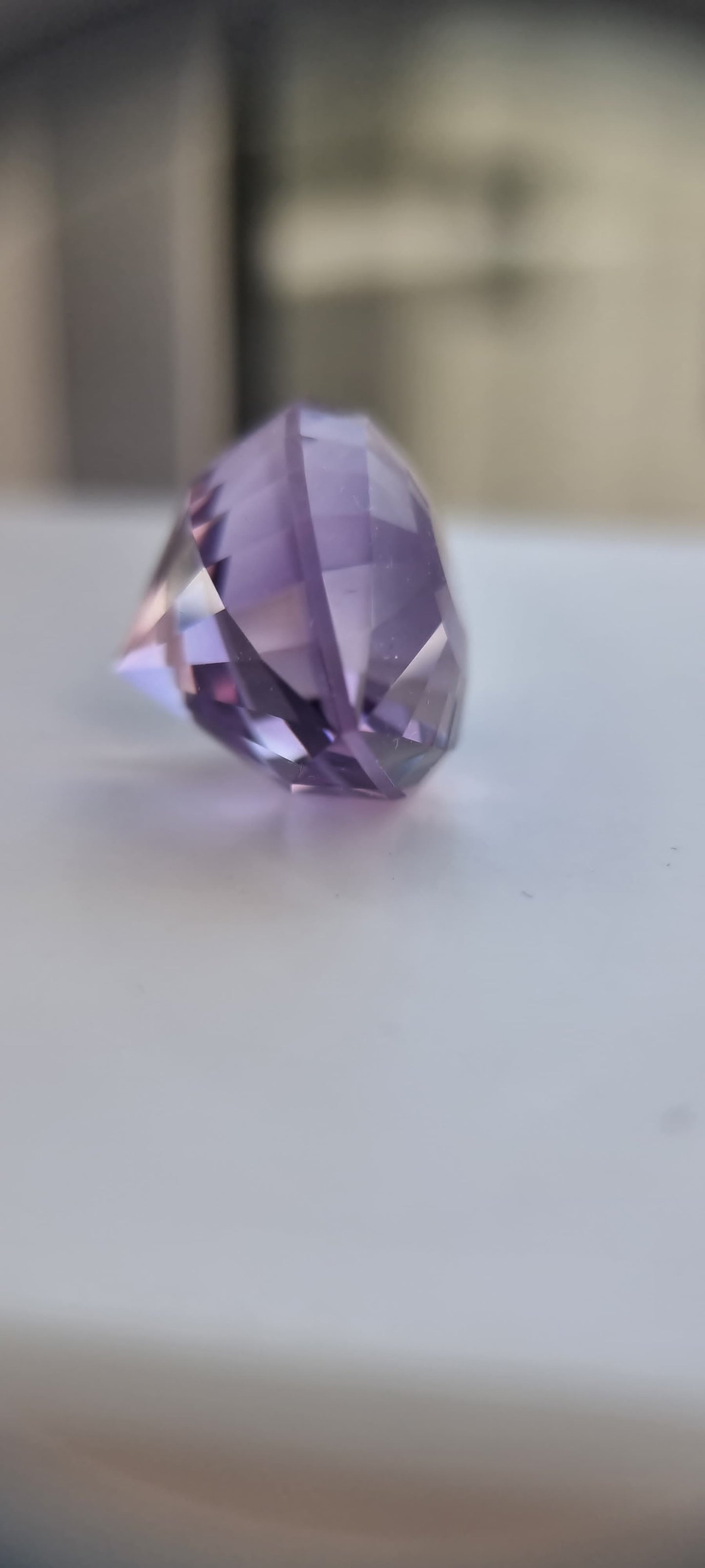 46ct Natural Purple Amethyst Cleopatra Eye