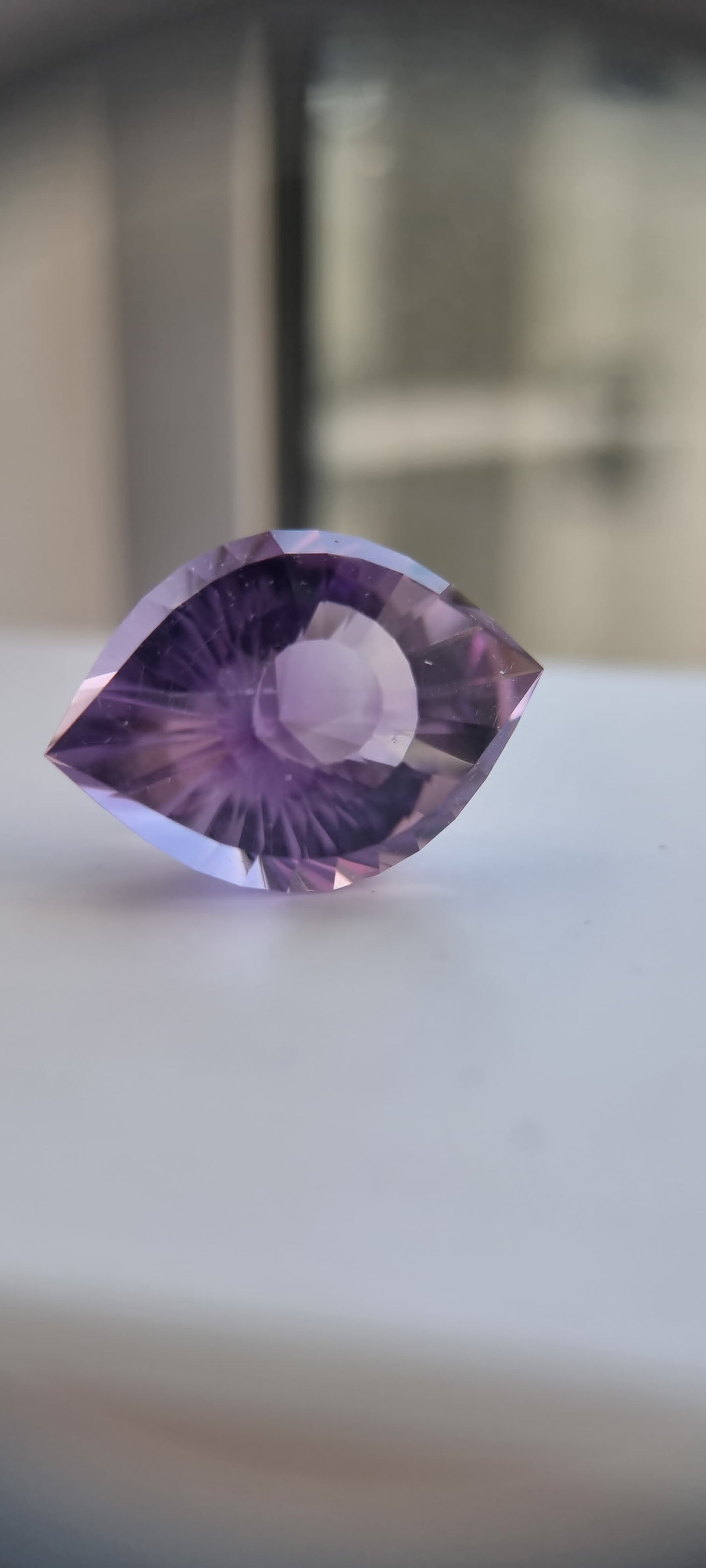 46ct Natural Purple Amethyst Cleopatra Eye