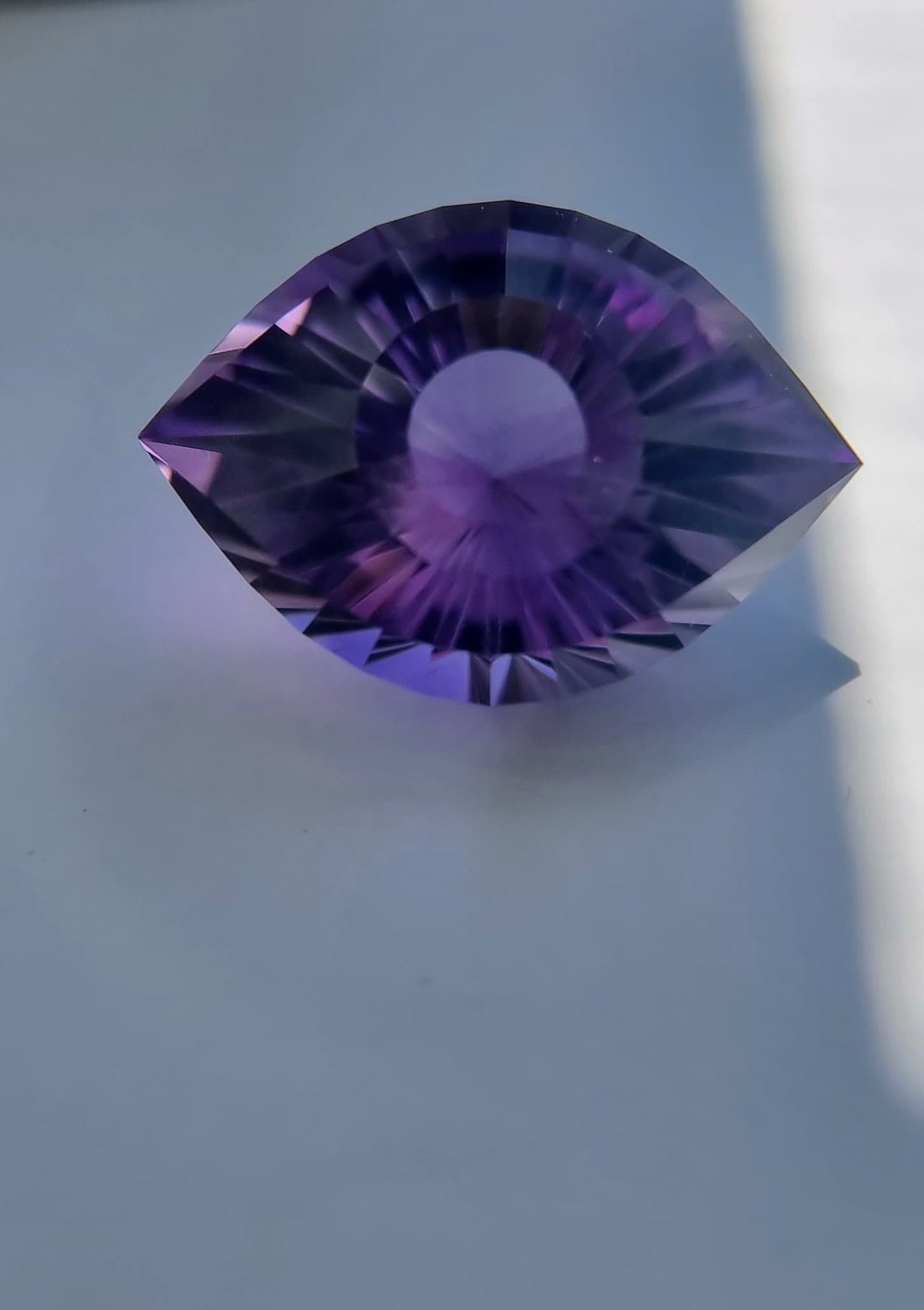 46ct Natural Purple Amethyst Cleopatra Eye