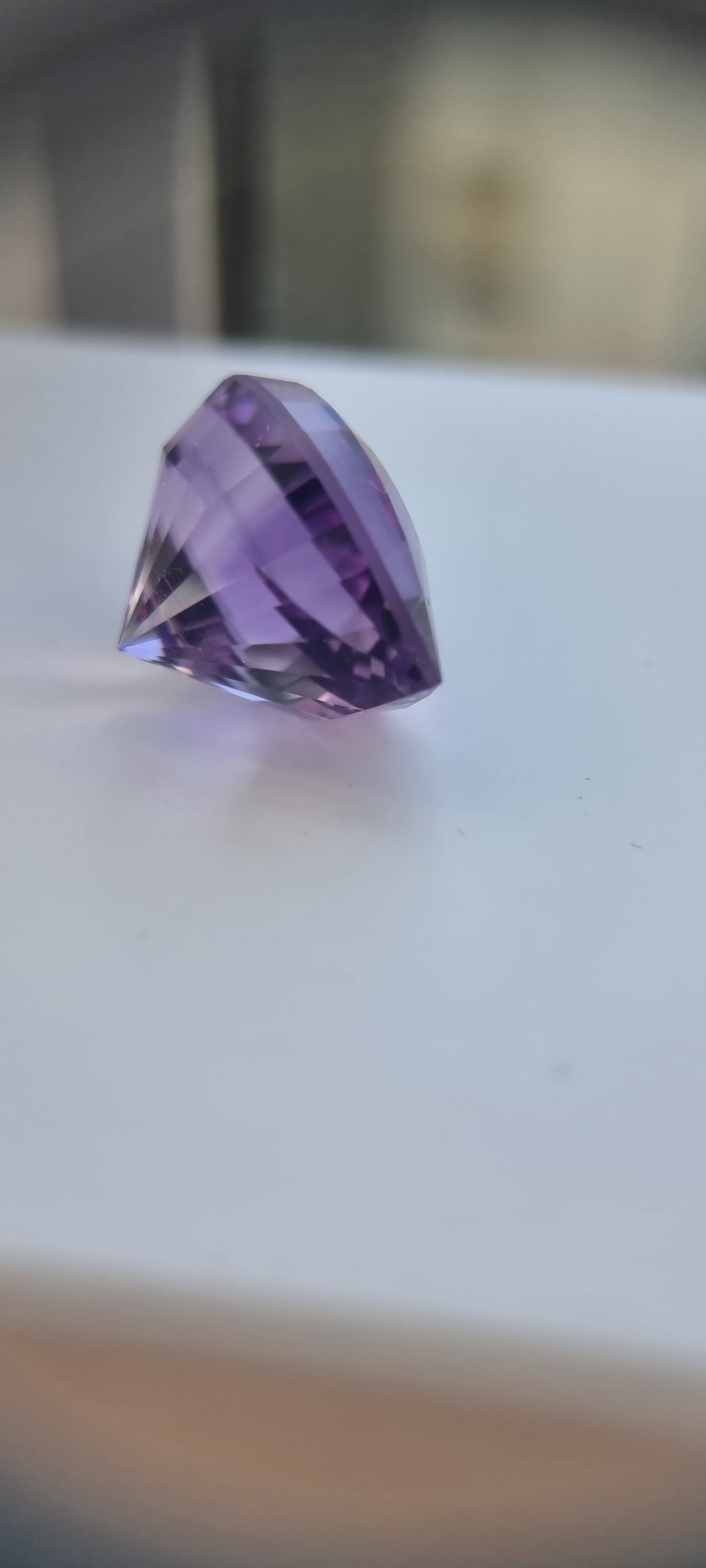 46ct Natural Purple Amethyst Cleopatra Eye