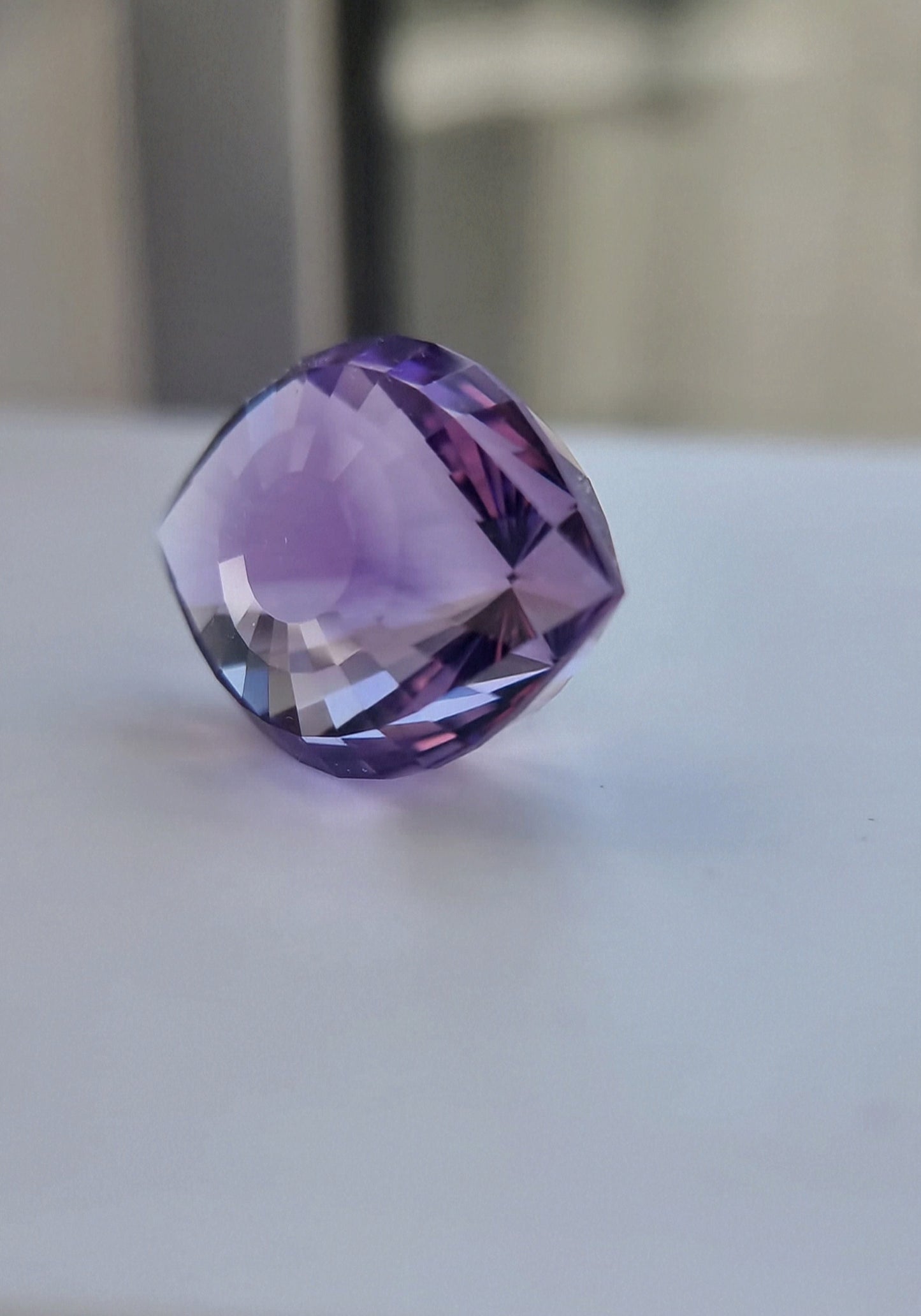 46ct Natural Purple Amethyst Cleopatra Eye