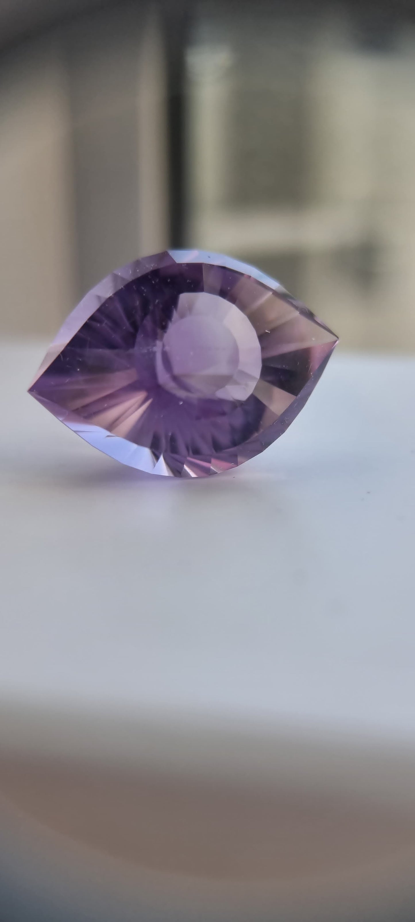 46ct Natural Purple Amethyst Cleopatra Eye