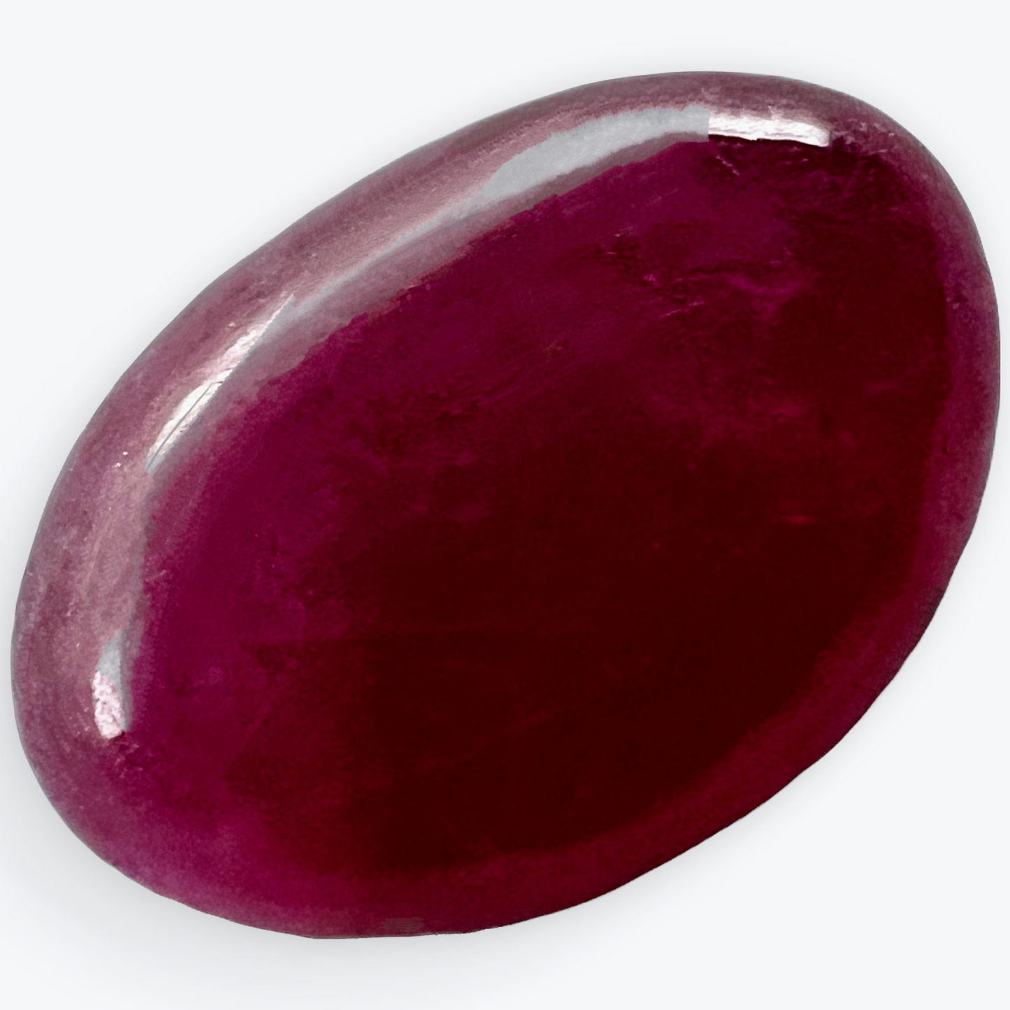 3.24ct Cabochon Cut 100% Natural Red Ruby Loose Gemstone
