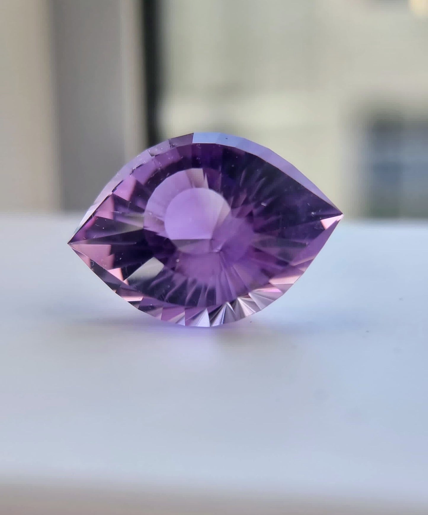 46ct Natural Purple Amethyst Cleopatra Eye