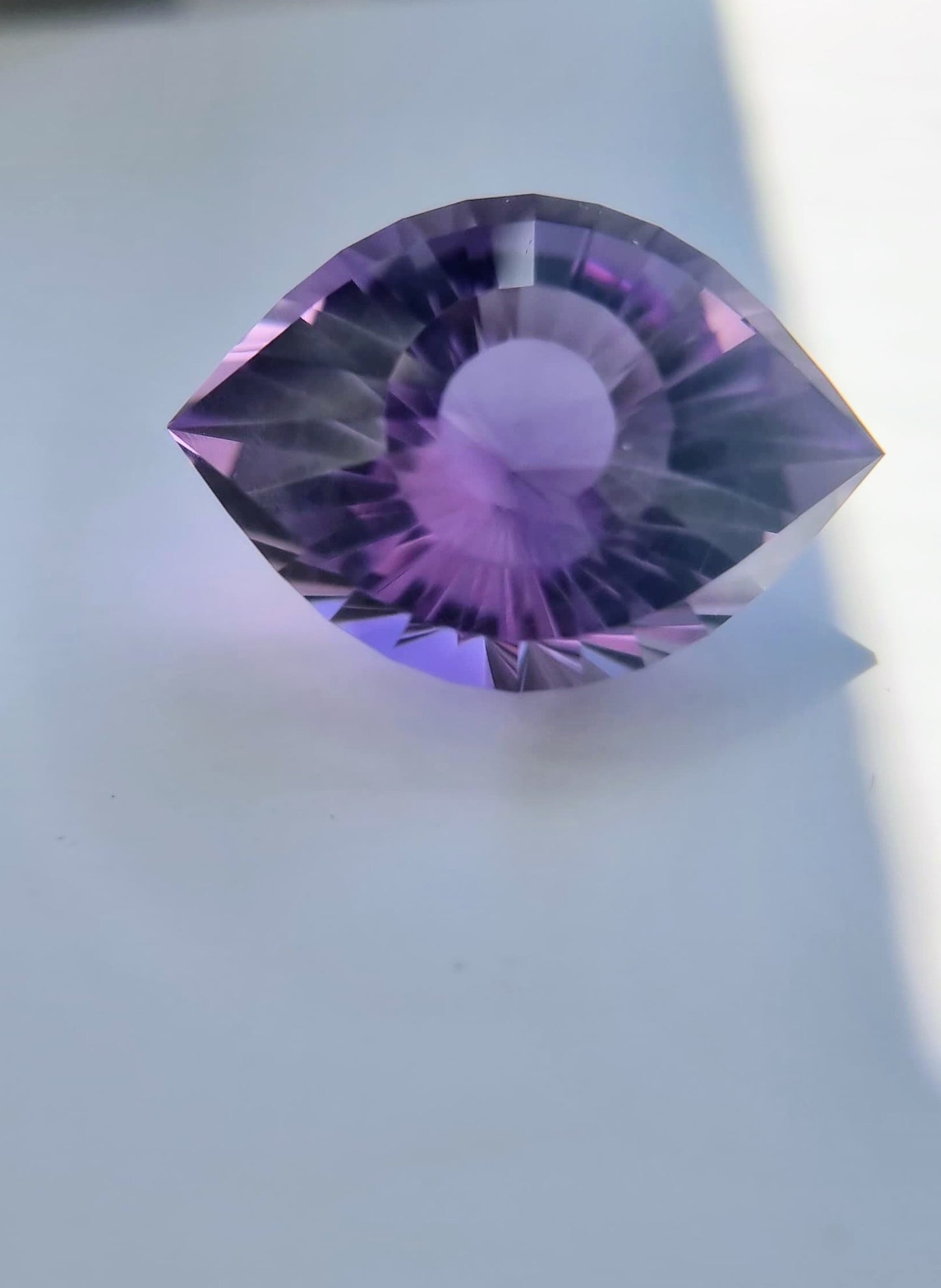 46ct Natural Purple Amethyst Cleopatra Eye