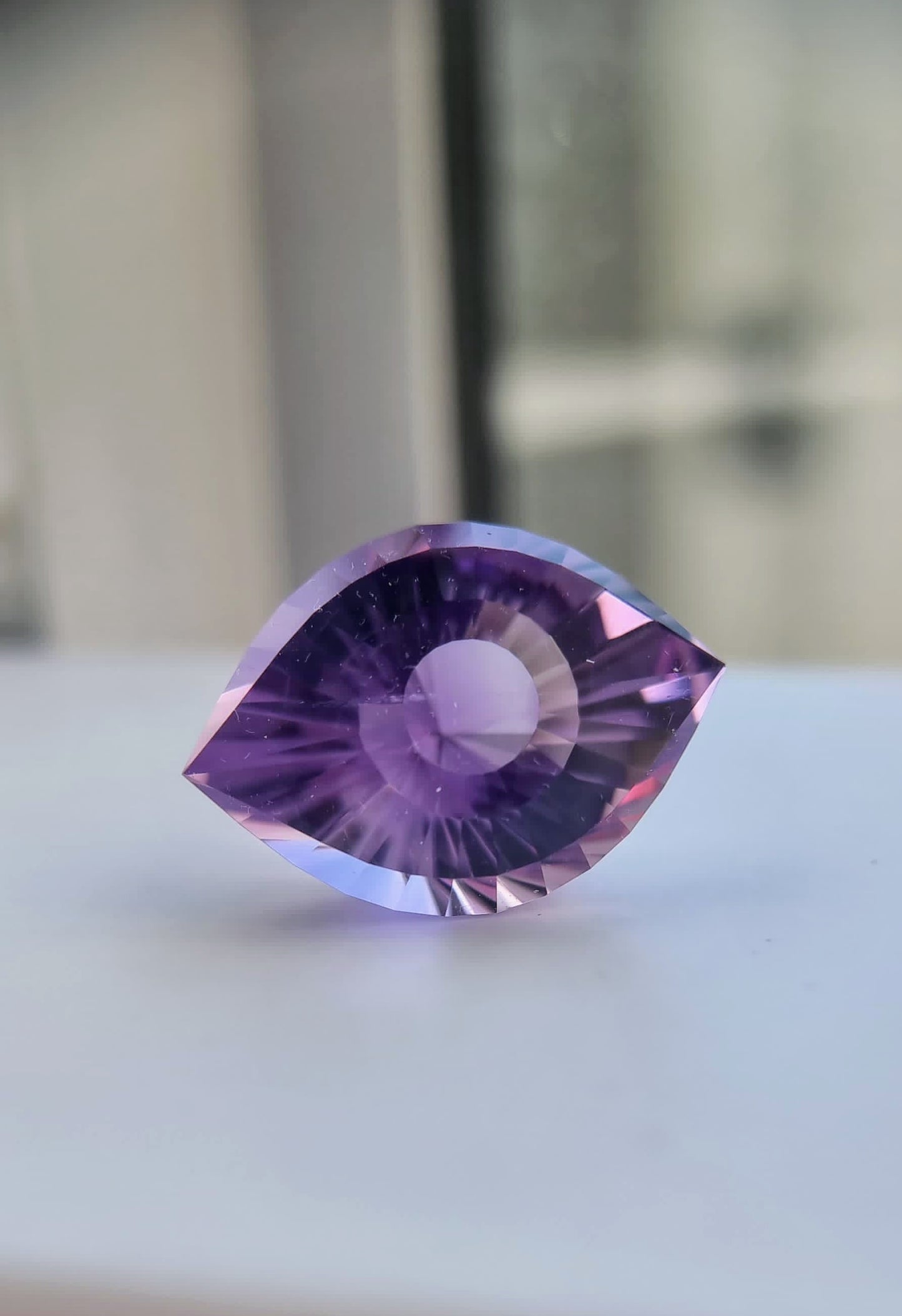 46ct Natural Purple Amethyst Cleopatra Eye
