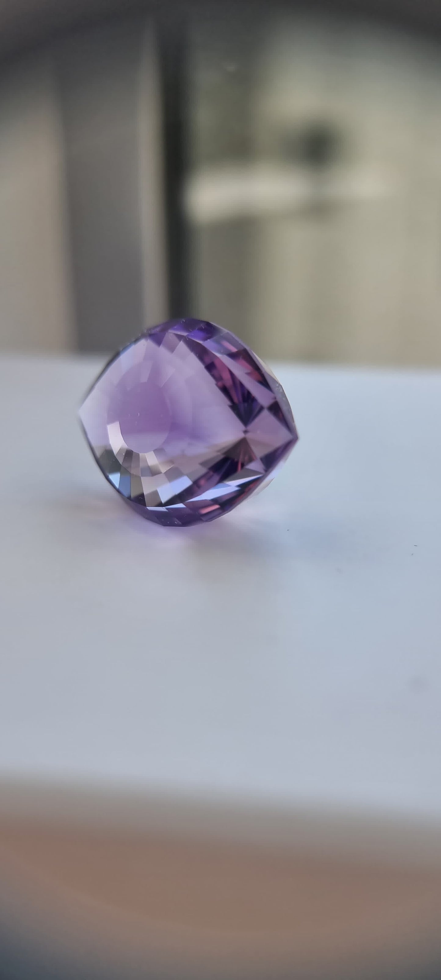 46ct Natural Purple Amethyst Cleopatra Eye