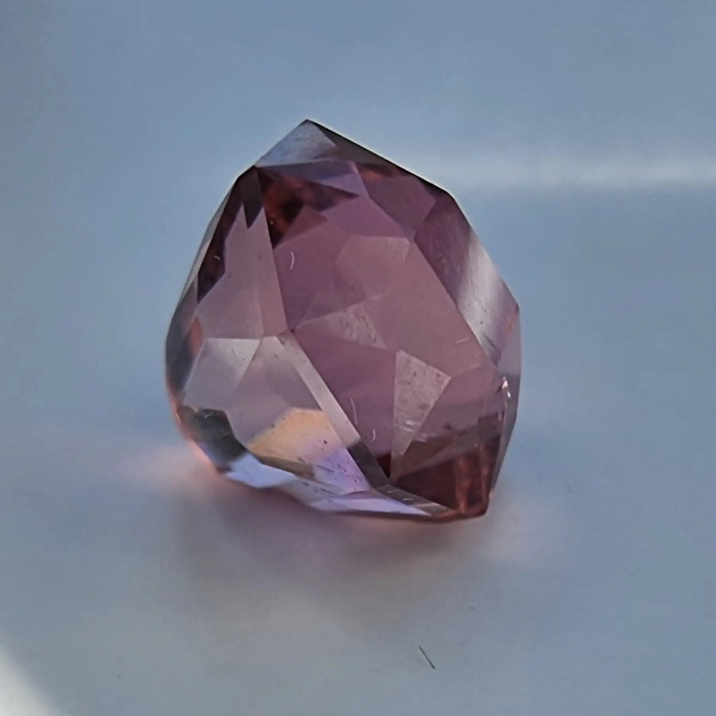 Elegant 5.28ct octagonal pink tourmaline gemstone with a radiant natural color. A perfect choice for fine jewelry or gemstone collections.