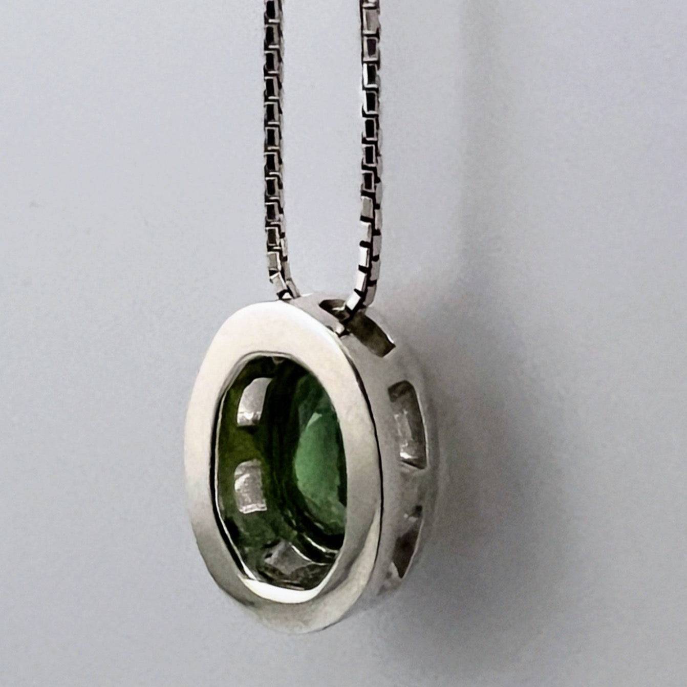 Oval Cut Natural Rare Yellow-Green Citrine Necklace Pendant - Hanna Boya