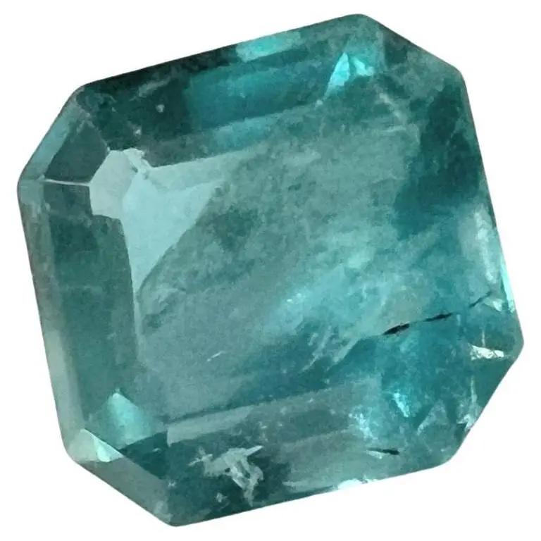3.05ct Non-Oil Natural Blue Green Emerald Gemstone - Hanna Boya