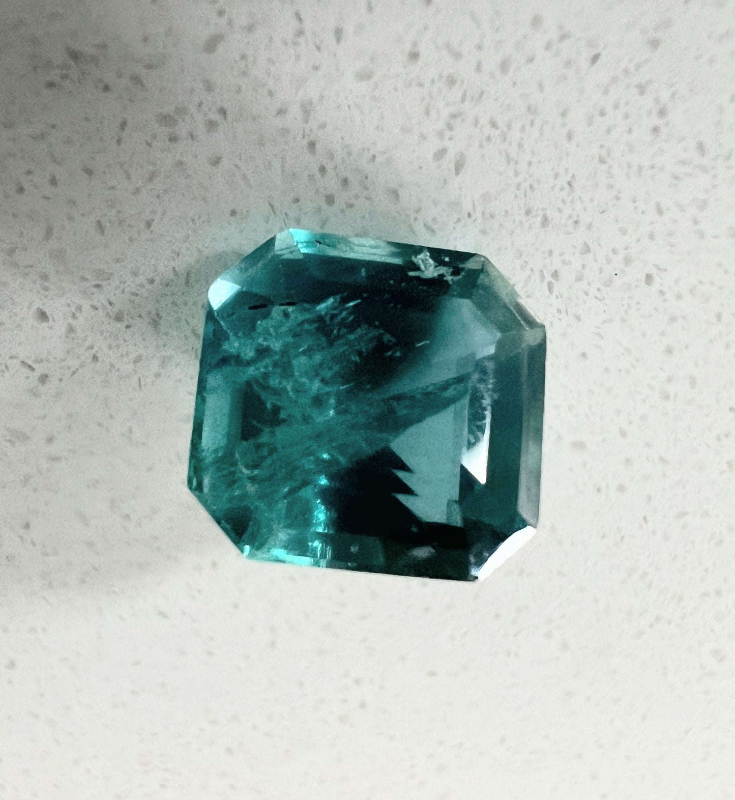 3.05ct Non-Oil Natural Blue Green Emerald Gemstone - Hanna Boya
