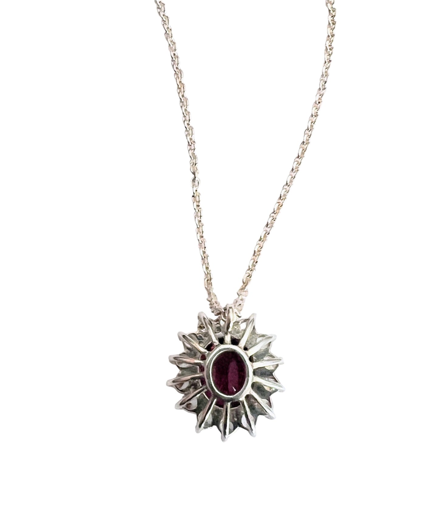 3ct Oval Pink Tourmaline Pendant Necklace - Hanna Boya
