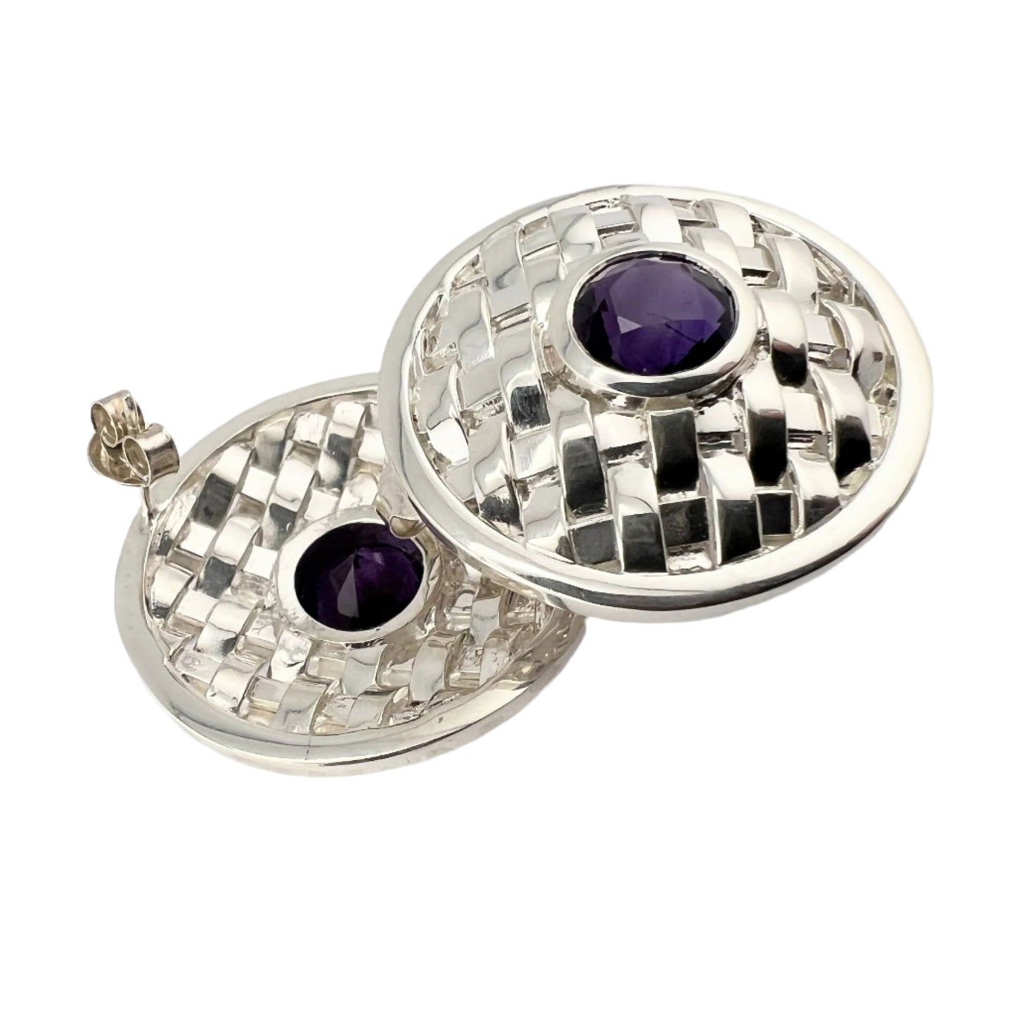 NYAKALLO Basket Stud Earrings - Hanna Boya