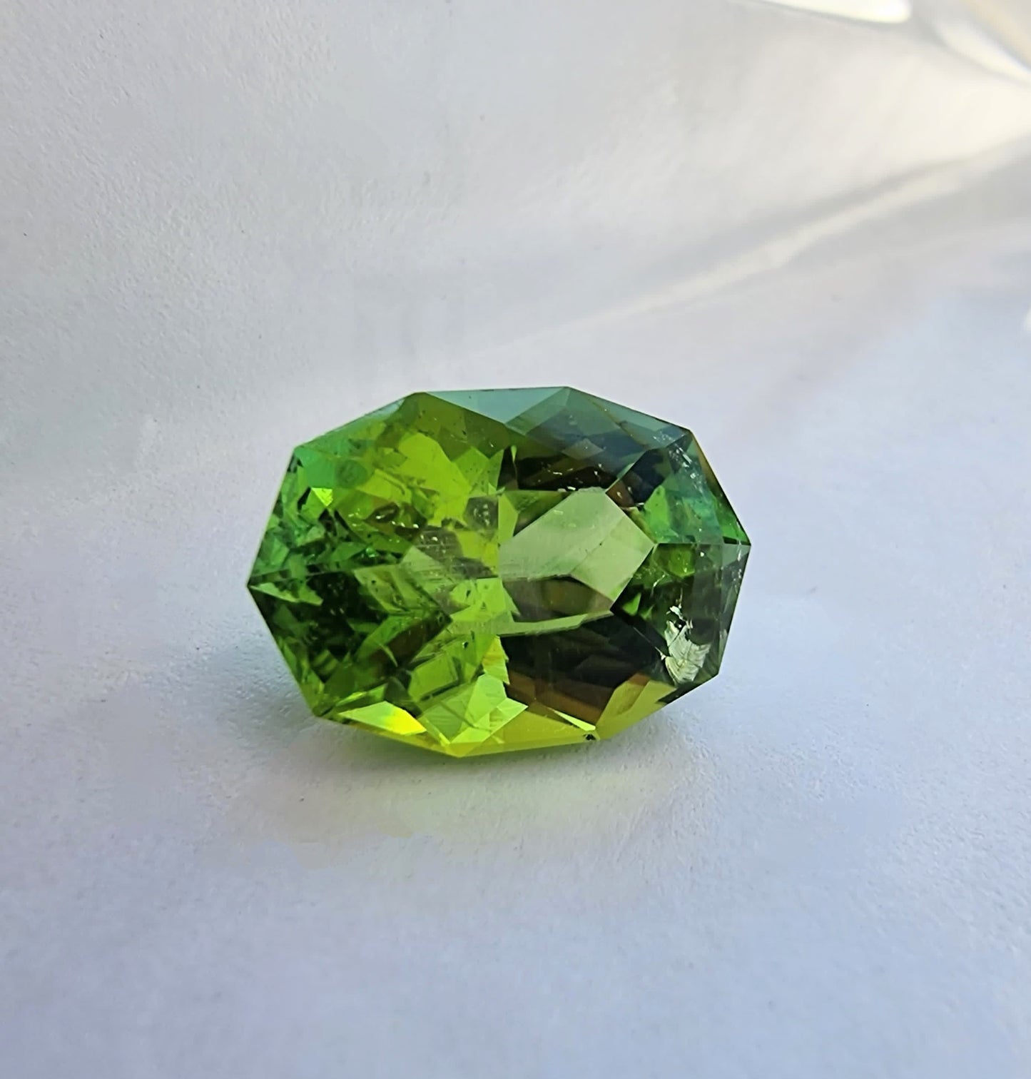 13.7ct Oval Mint Green Tourmaline Gemstone - Hanna Boya
