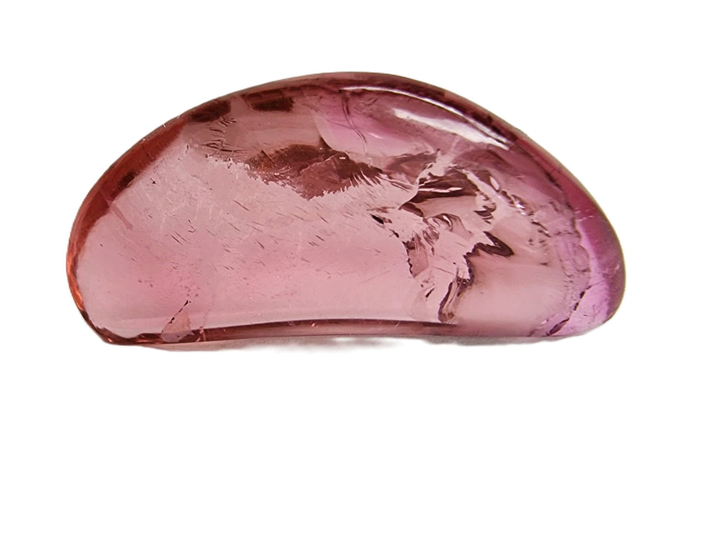 14.04ct Cabochon Reddish Pink Rubellite Loose Gemstone - Hanna Boya