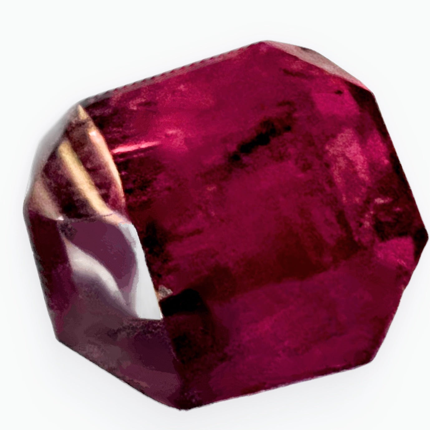 14.88ct Cushion Cut Intense Red Rubellite Tourmaline
