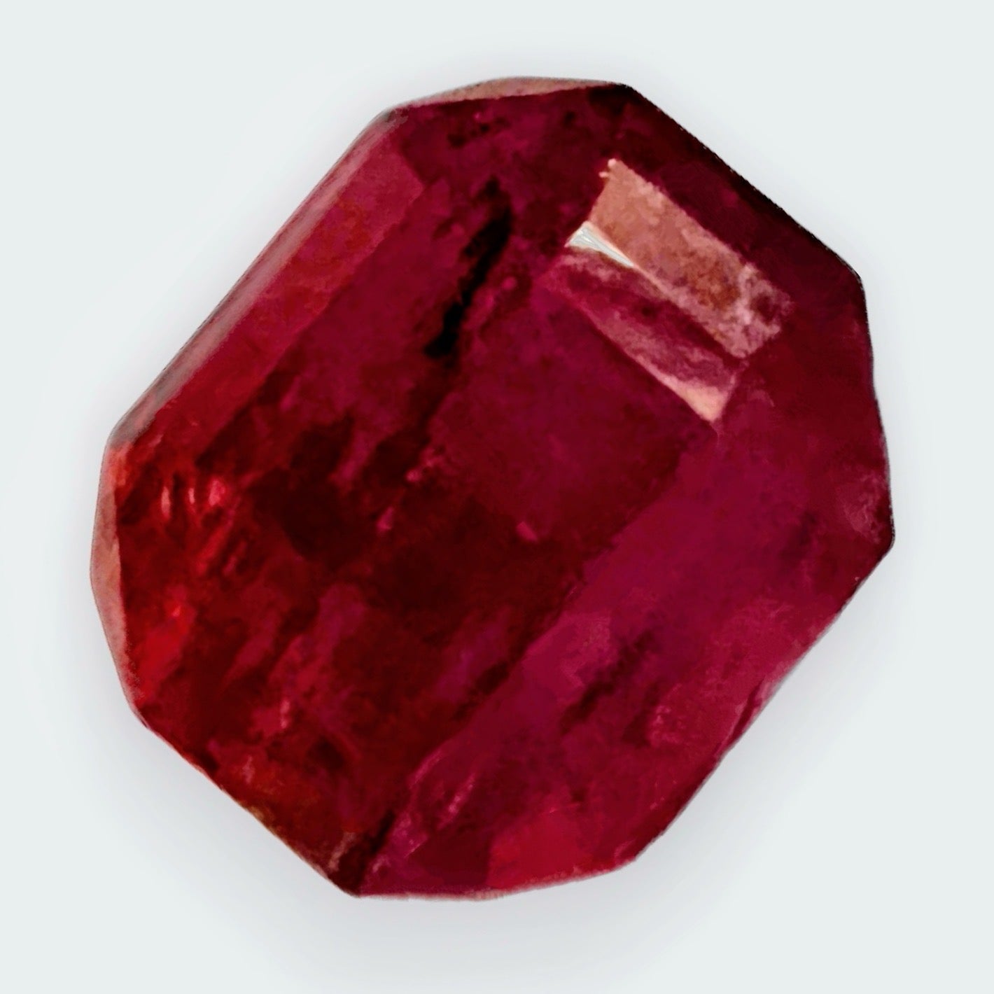 14.88ct Cushion Cut Intense Red Rubellite Tourmaline - Hanna Boya