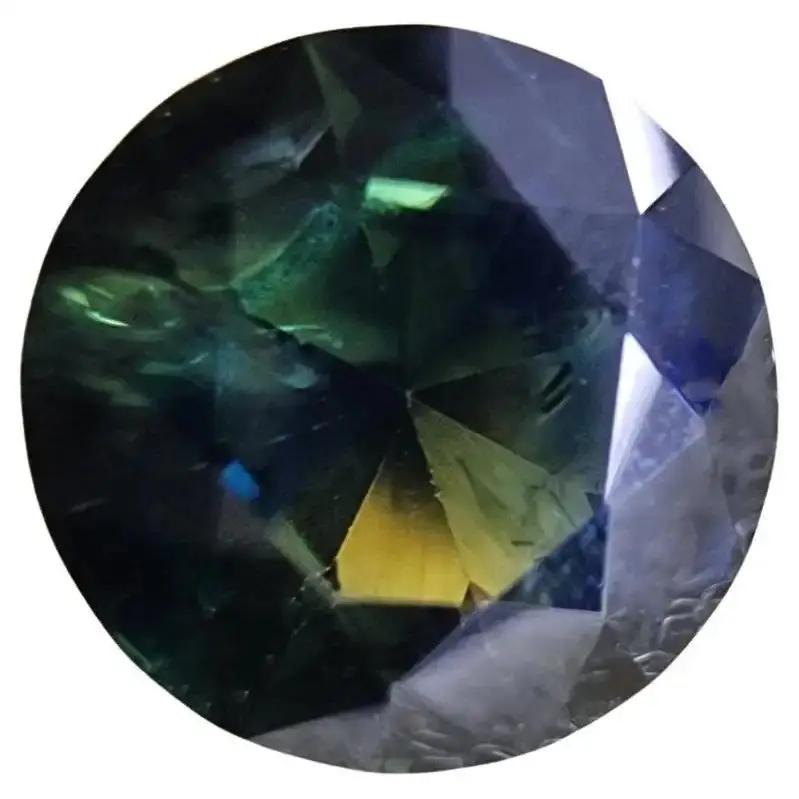 3.10ct Round Natural Navy Blue Sapphire Gemstone - Hanna Boya