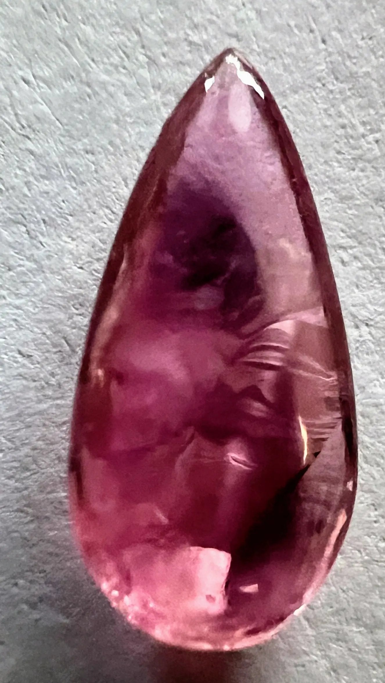 3.73ct Pear Red Rubellite Tourmaline Gemstone at Hannaboya