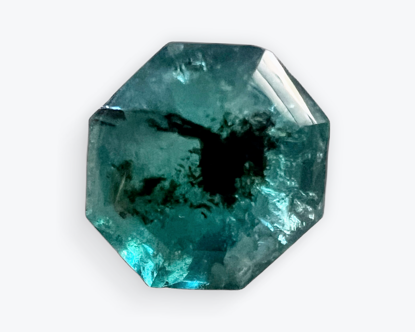 8.85ct Radiant Cut Natural Emerald Loose Gemstone