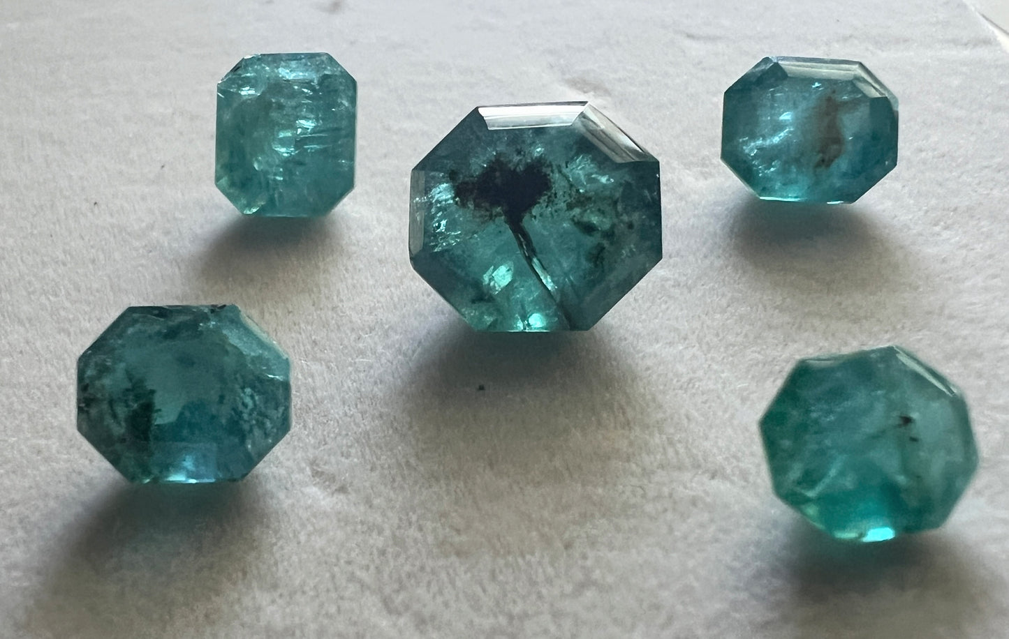 8.850ct Radiant Cut Natural Untreated Emerald Gemstone - Hanna Boya