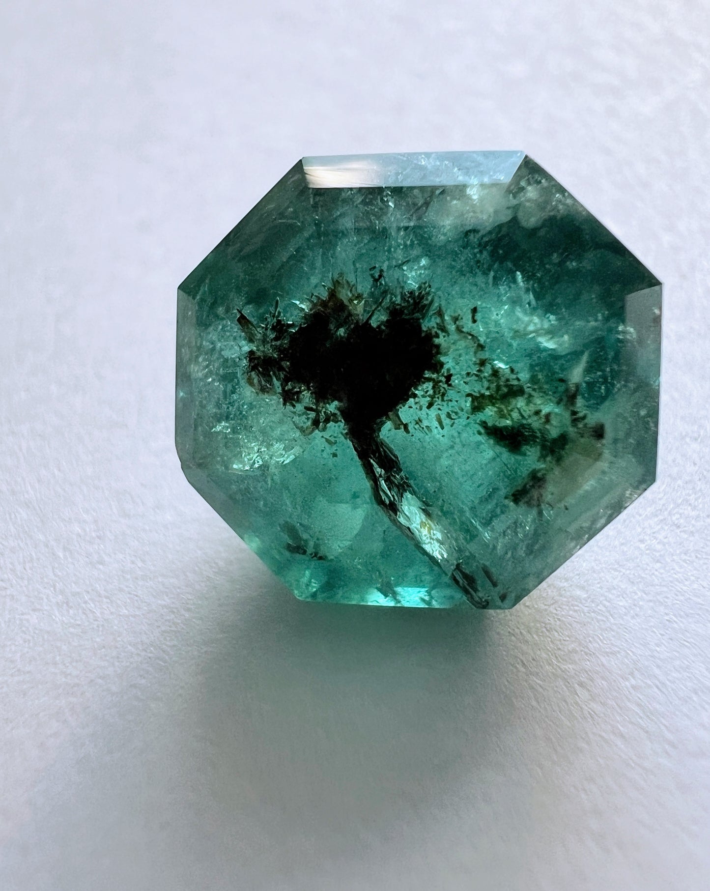 8.850ct Radiant Cut Natural Untreated Emerald Gemstone - Hanna Boya