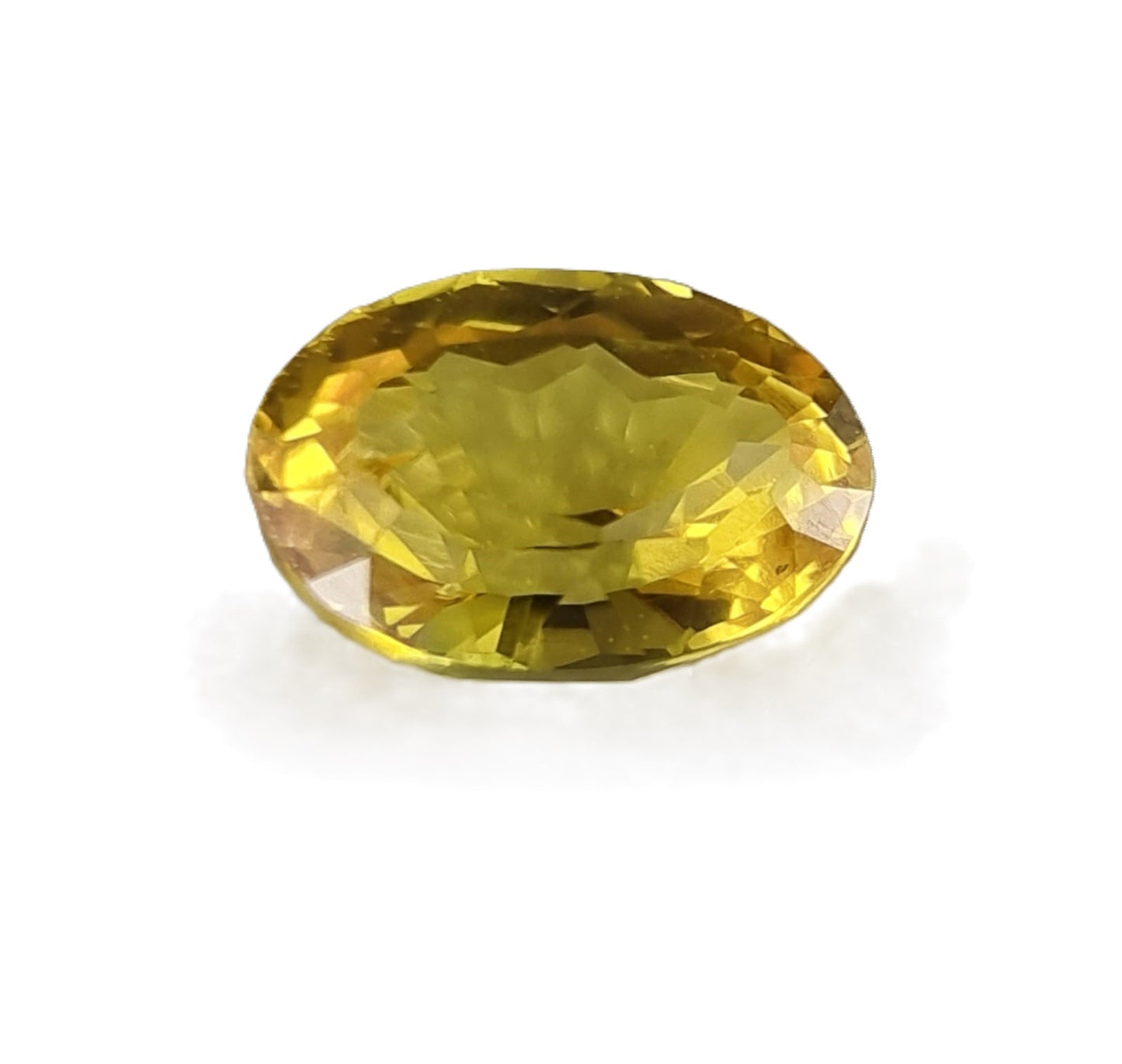 .95ct Oval Cut Yellow Sapphire Loose Gemstone - Hanna Boya