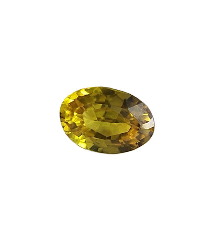 .95ct Oval Cut Yellow Sapphire Loose Gemstone