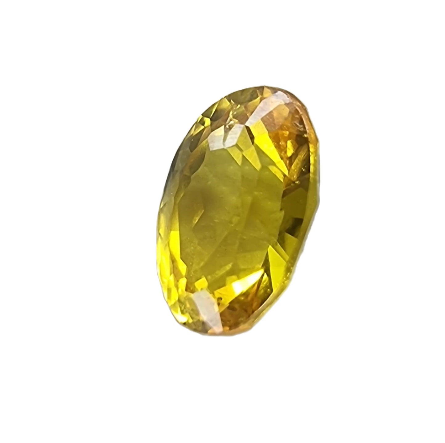 .95ct Oval Cut Yellow Sapphire Loose Gemstone