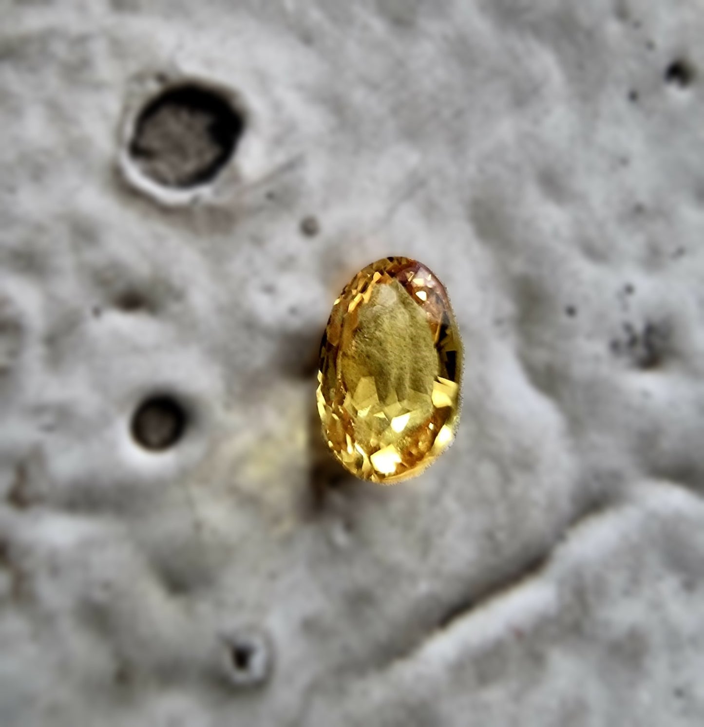 .95ct Oval Cut Yellow Sapphire Loose Gemstone