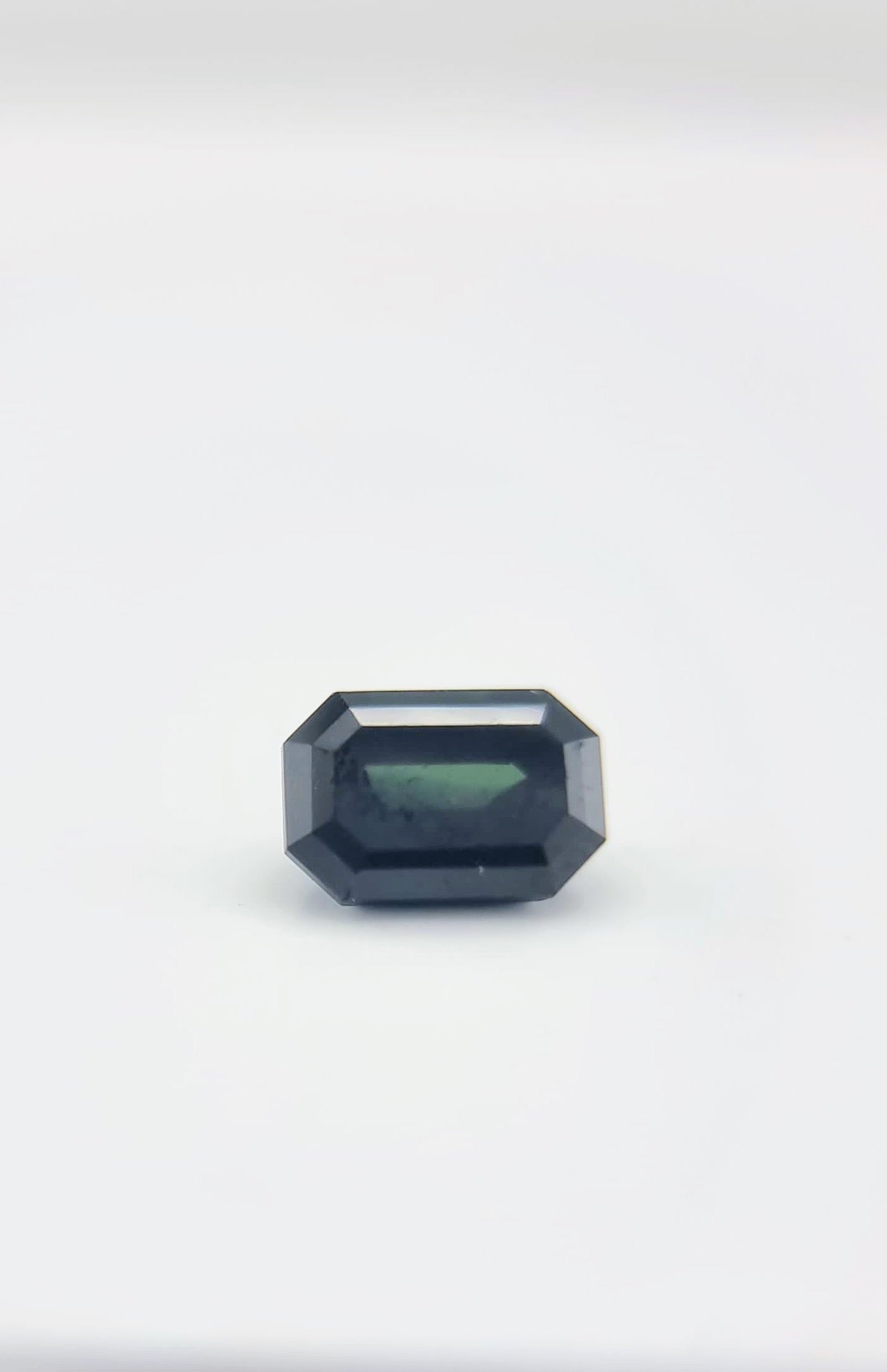 1.84 Rectangular Natural Greenish Blue Sapphire Gemstone