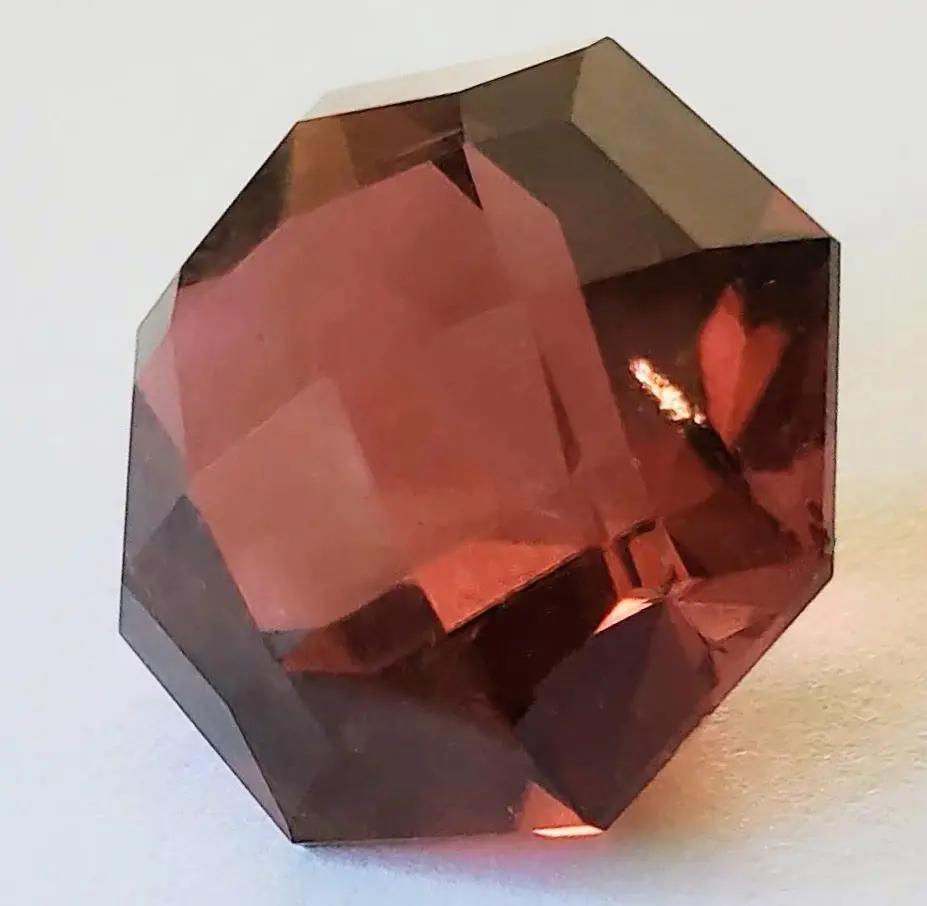 Natural 19.38ct Round Deep Red Rubellite Loose Gemstone