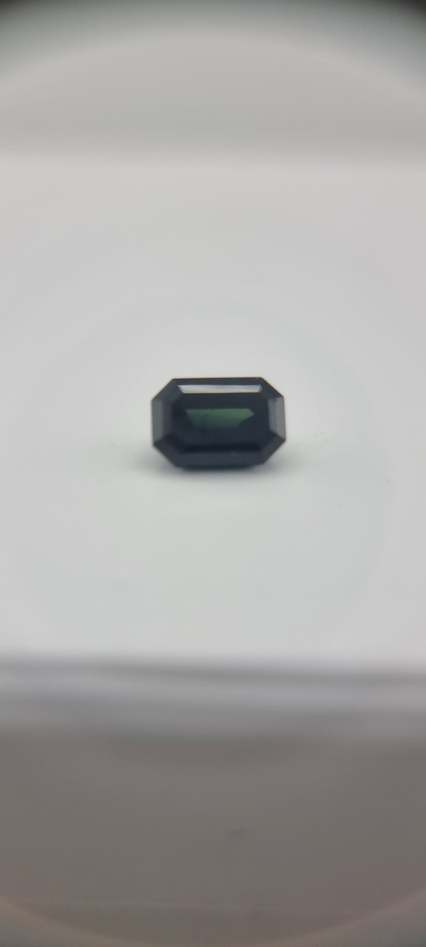 1.84 Rectangular Natural Greenish Blue Sapphire Gemstone