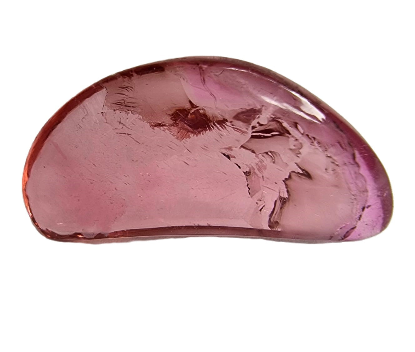 14.04ct Cabochon Reddish Pink  Rubellite Loose Gemstone