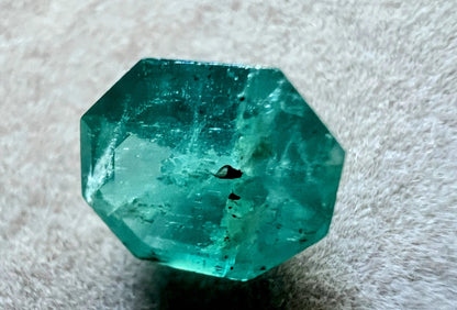 2.02ct Octagonal Natural Untreated Emerald Loose Gemstone