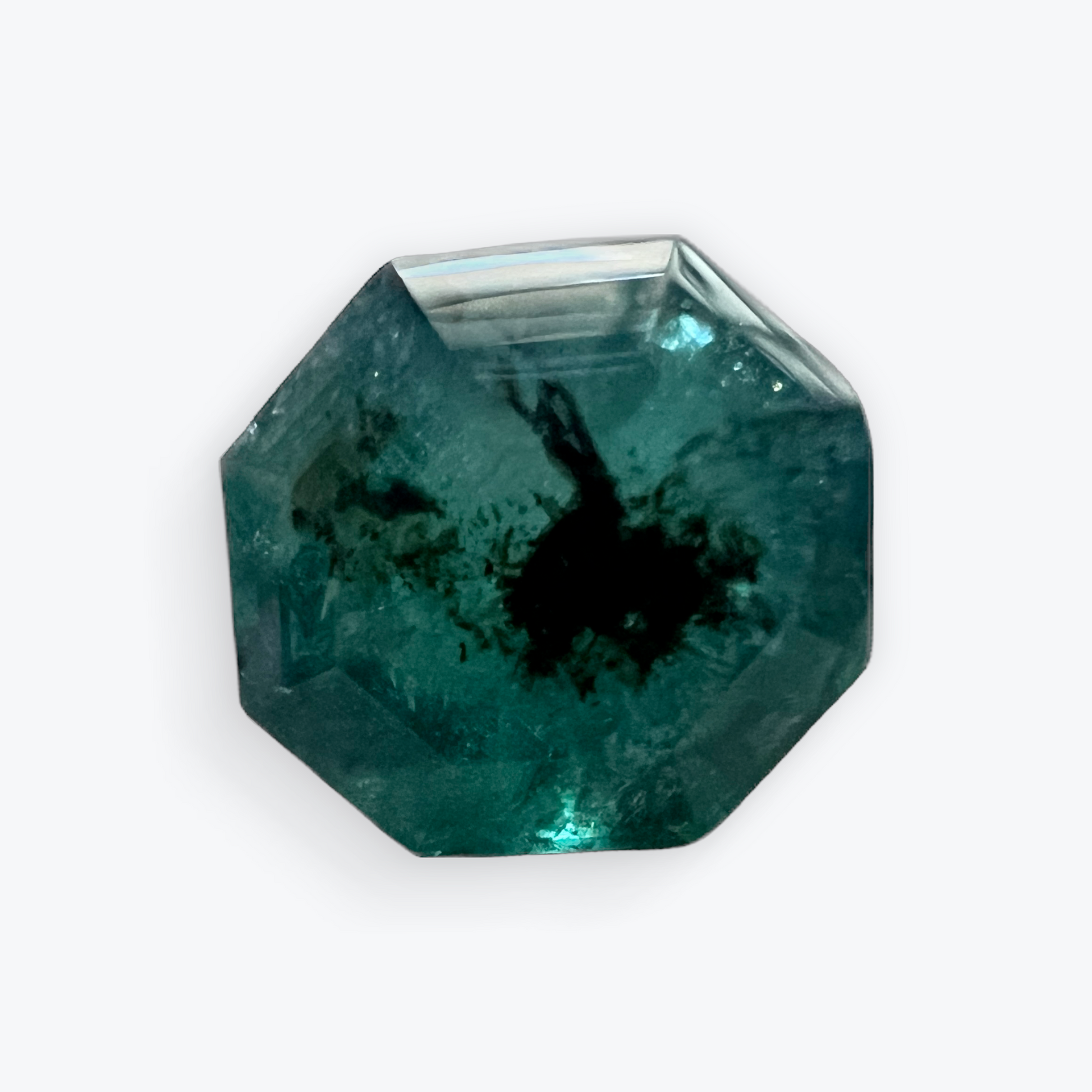 8.85ct Radiant Cut Natural Emerald Loose Gemstone