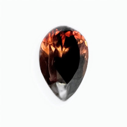 2.02ct Pear Cut Natural Eye Clean Red Zircon loose gemstone