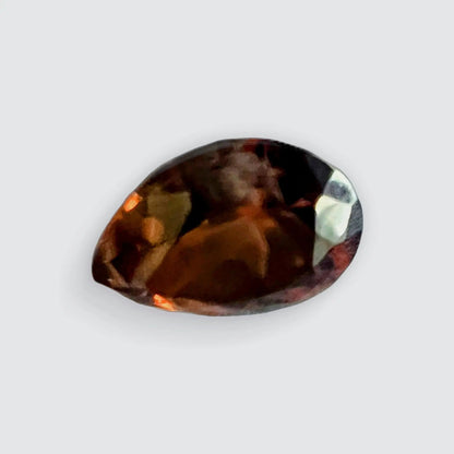 2.02ct Pear Cut Natural Eye Clean Red Zircon loose gemstone