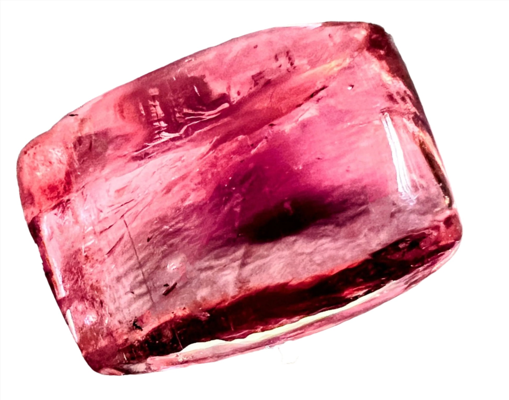 7.43ct Custom Cabochon Rubellite Tourmaline Loose Gemstone