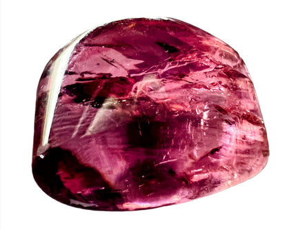 7.43ct Custom Cabochon Rubellite Tourmaline Loose Gemstone