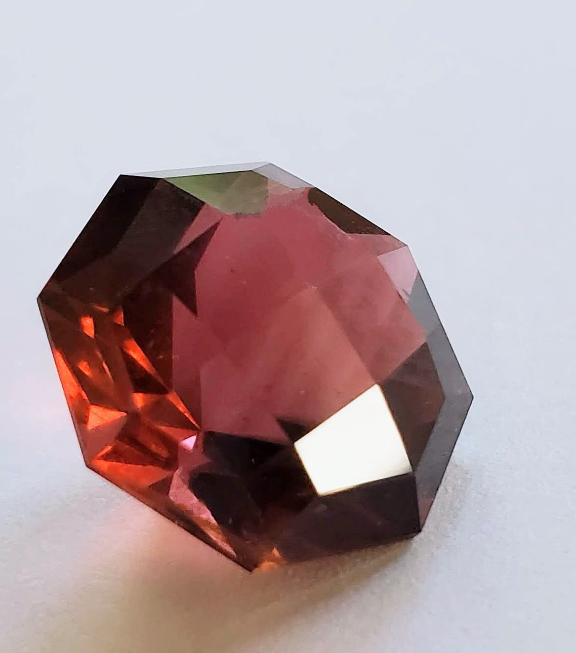 Natural 19.38ct Round Deep Red Rubellite Loose Gemstone