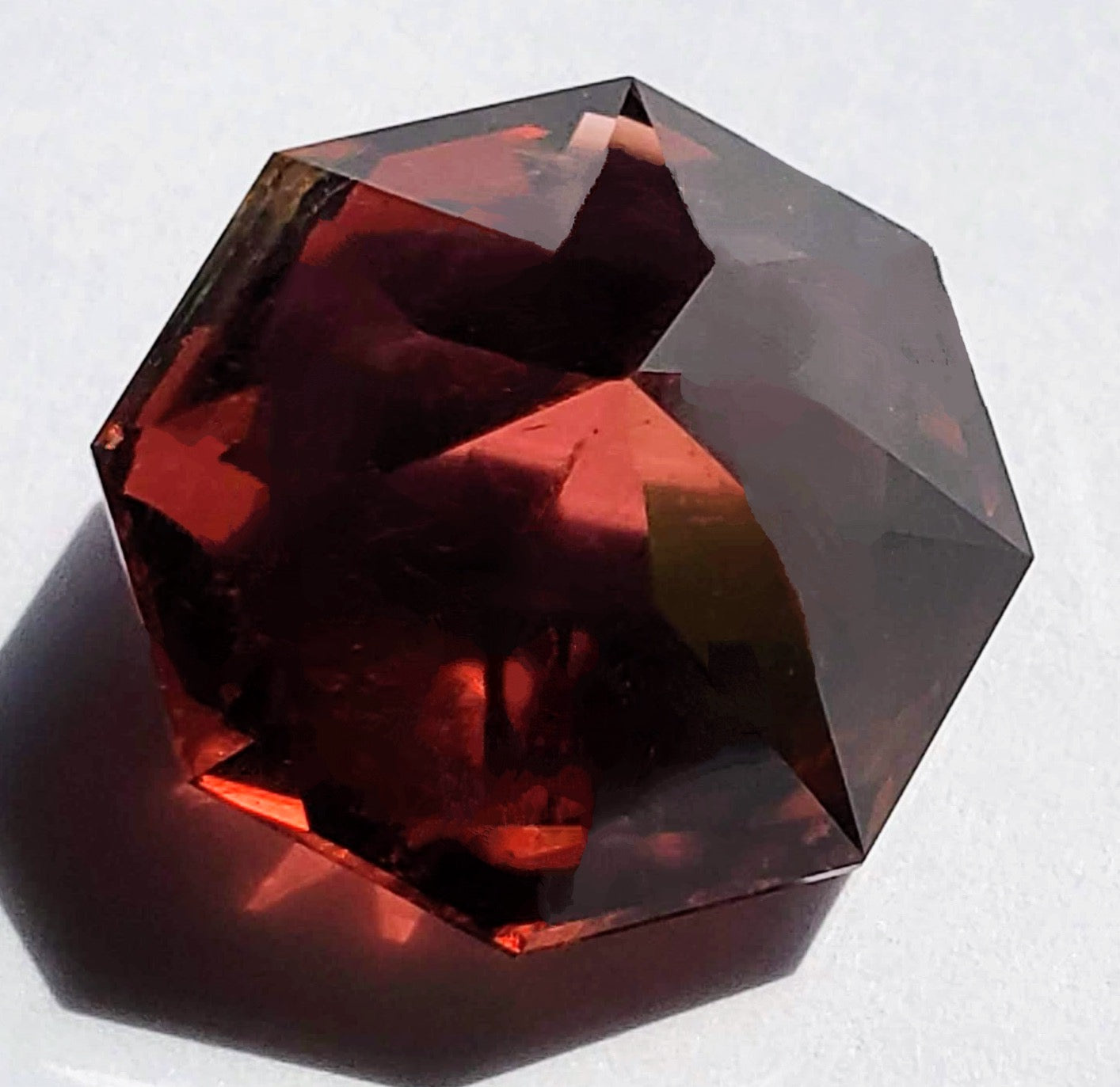 Natural 19.38ct Round Deep Red Rubellite Loose Gemstone