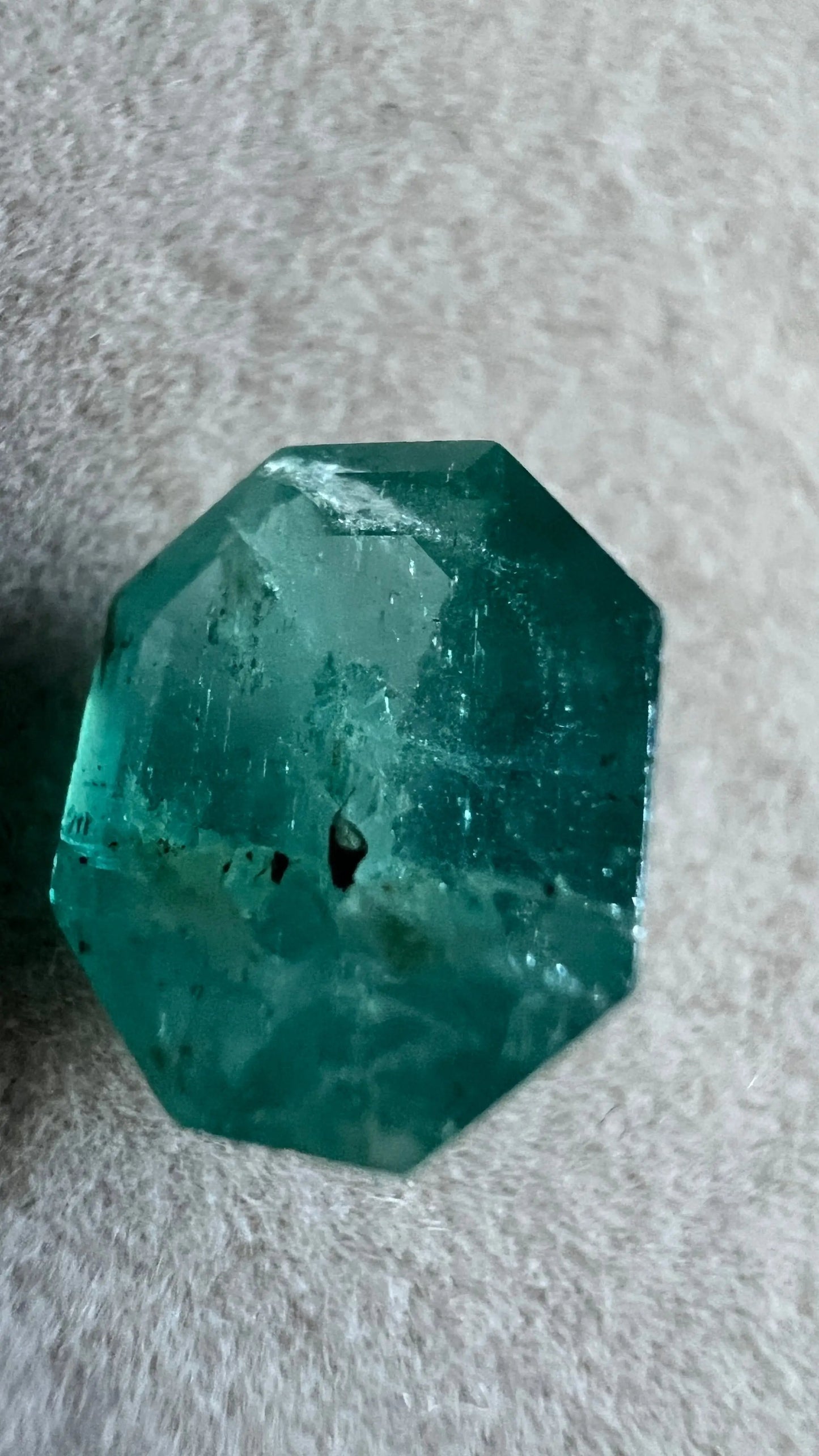 2.02ct Octagonal Natural Untreated Emerald Loose Gemstone