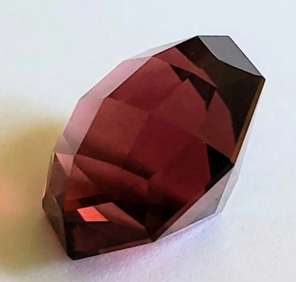 Natural 19.38ct Round Deep Red Rubellite Loose Gemstone