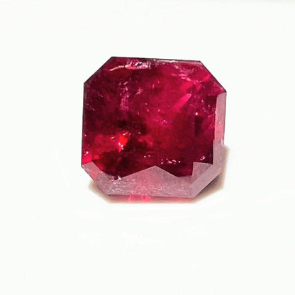 8.85ct Square Deep Red Rubellite Tourmaline