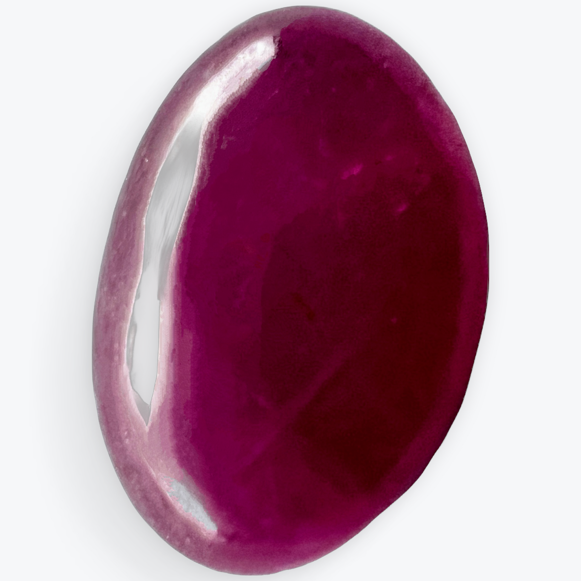 3.24ct Cabochon Cut 100% Natural  Red Ruby Loose Gemstone