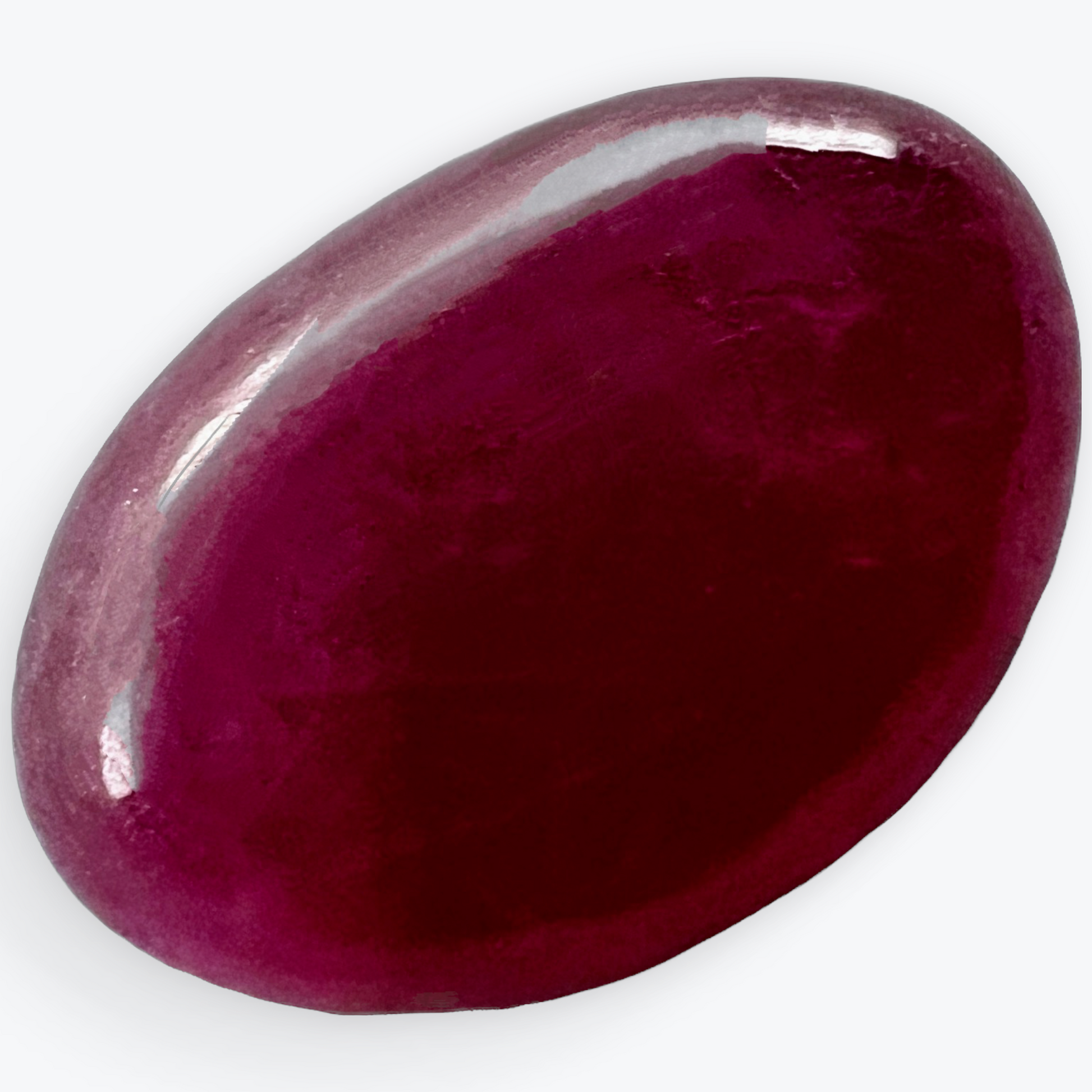 3.24ct Cabochon Cut 100% Natural  Red Ruby Loose Gemstone