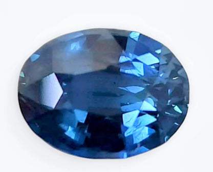 2.25ct Natural Untreated Oval Blue Sapphire Gemstone  